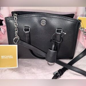 Black Leather Handbag